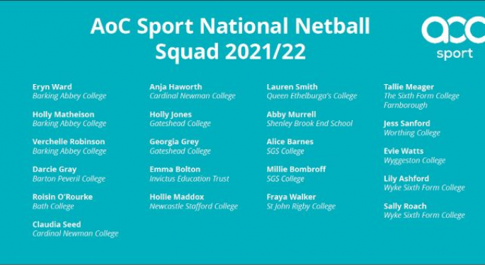 Netball Selection 2021 22