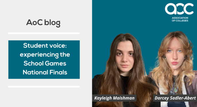 Student voice experiencing the School Games National Finals