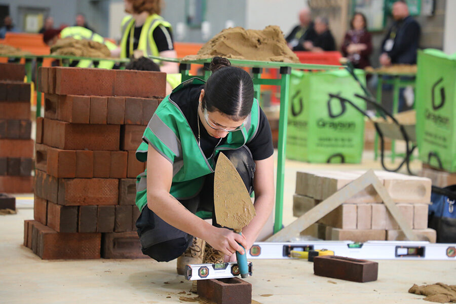 Ao C NCC hosts Brickwork challenge as part of Greater London Skills Competition
