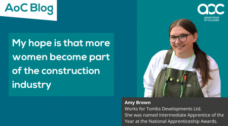 Apprenticeship Blog My hope is that more women become part of the construction industry