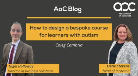 Awards blog How to design a bespoke course for learners with autism