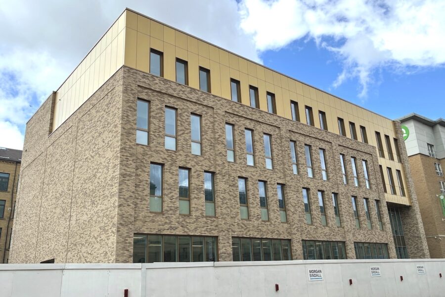 Bradford College Junction Mills Scaffolding Removed 1 copy