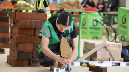 Ao C NCC hosts Brickwork challenge as part of Greater London Skills Competition