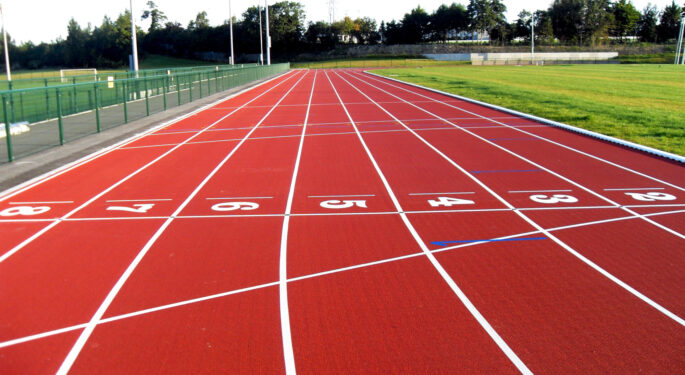 Polymeric Sports Track Surface