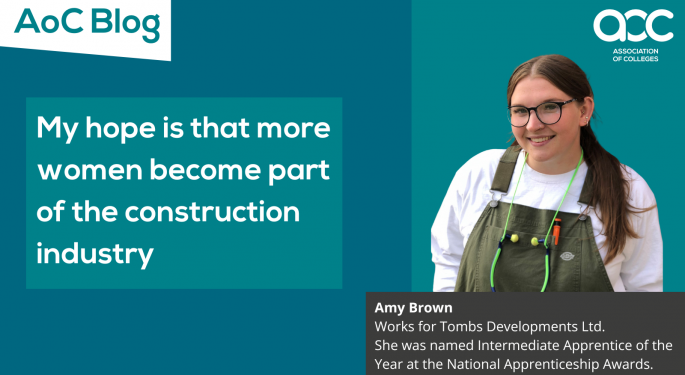 Apprenticeship Blog My hope is that more women become part of the construction industry