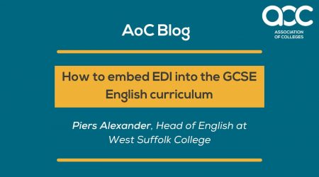 How to embed EDI into the GCSE English curriculum Piers Alexandar