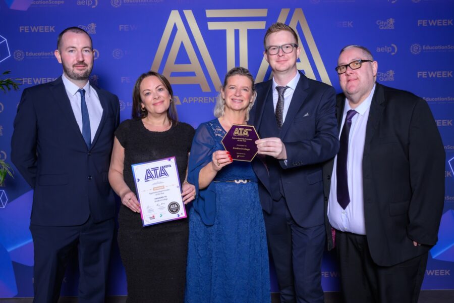 1 ATA Awards 2026 Apprenticeship Provider of the Year Bradford College