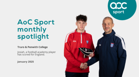 AoC Sport Spotlight January Truro Penwith College