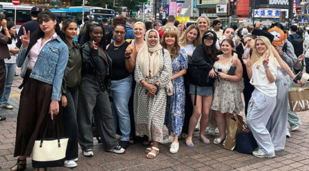 Hair and Beauty students on trip to Japan Ao C