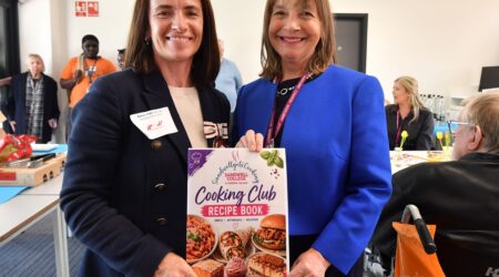 The Big FE Lunch Deputy Lieutenant Abbie V with Principal Lisa Capper MBE