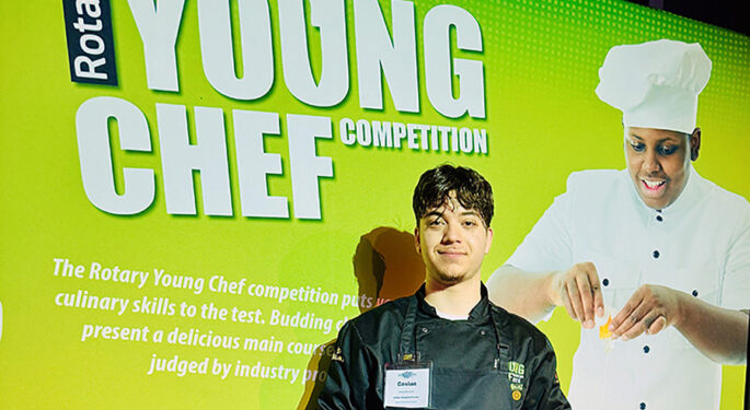 Casian Burdusel second place at the Rotary Young Chef of the Year competition Ao C website