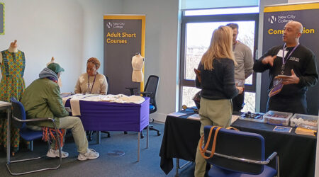 Takeover day at Hillman Street Job Centre Hackney 1 Ao C