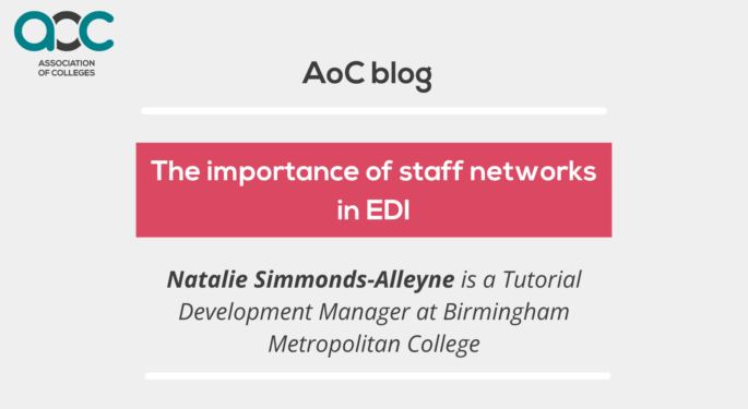 The importance of staff networks in EDI 2