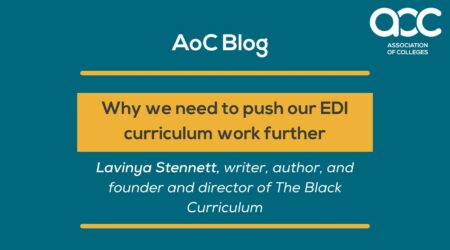 Why we need to push our EDI curriculum work further Lavinya Stennett 29 April