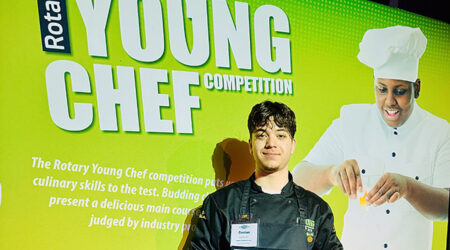 Casian Burdusel second place at the Rotary Young Chef of the Year competition Ao C website