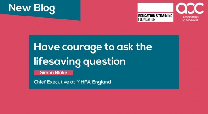 Have courage to ask the lifesaving question Nov 23