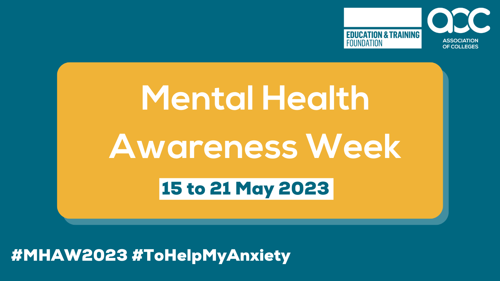 Mental Health Awareness Week 2023 3